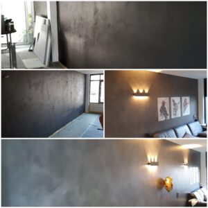 Beton cire woonkamer